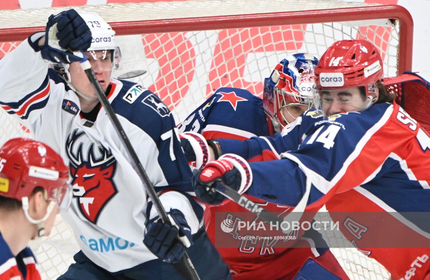 Хоккей. КХЛ. Матч ЦСКА - "Торпедо"