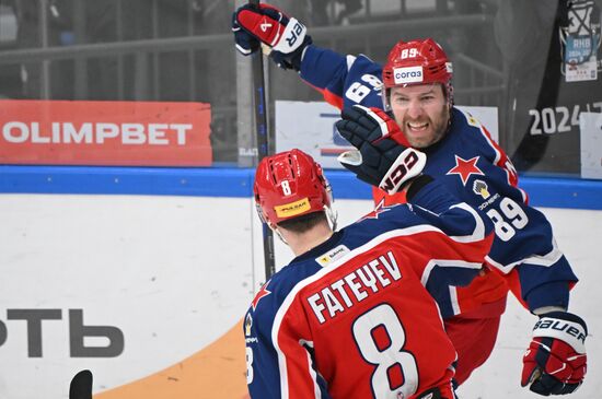 Хоккей. КХЛ. Матч ЦСКА - "Торпедо"