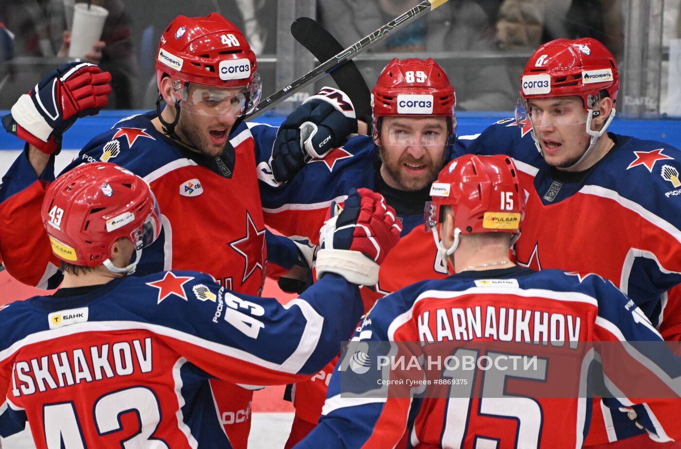 Хоккей. КХЛ. Матч ЦСКА - "Торпедо"