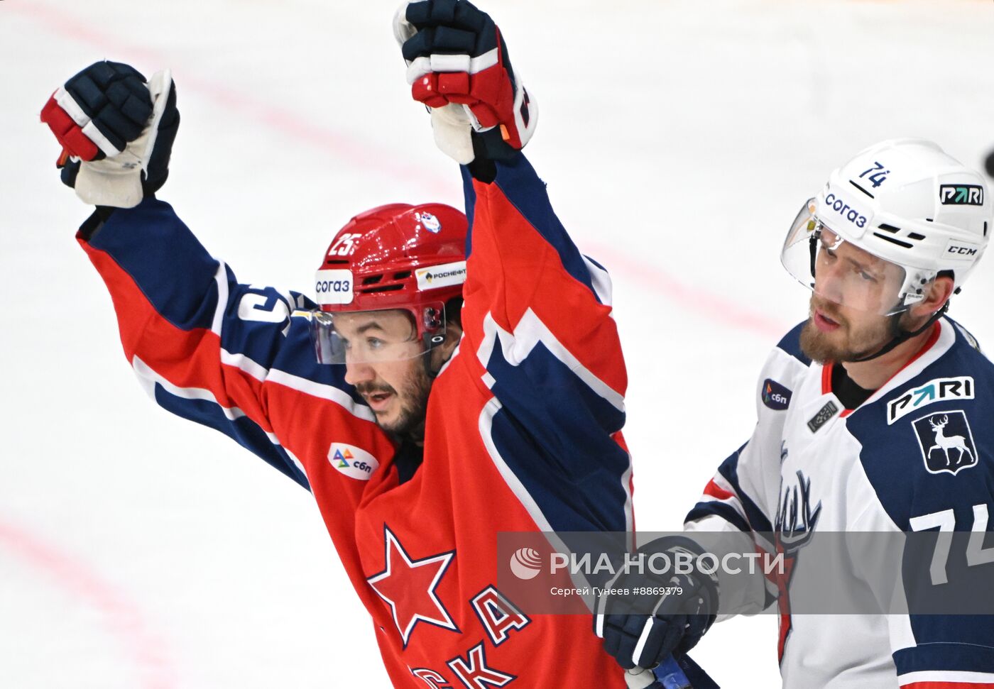 Хоккей. КХЛ. Матч ЦСКА - "Торпедо"