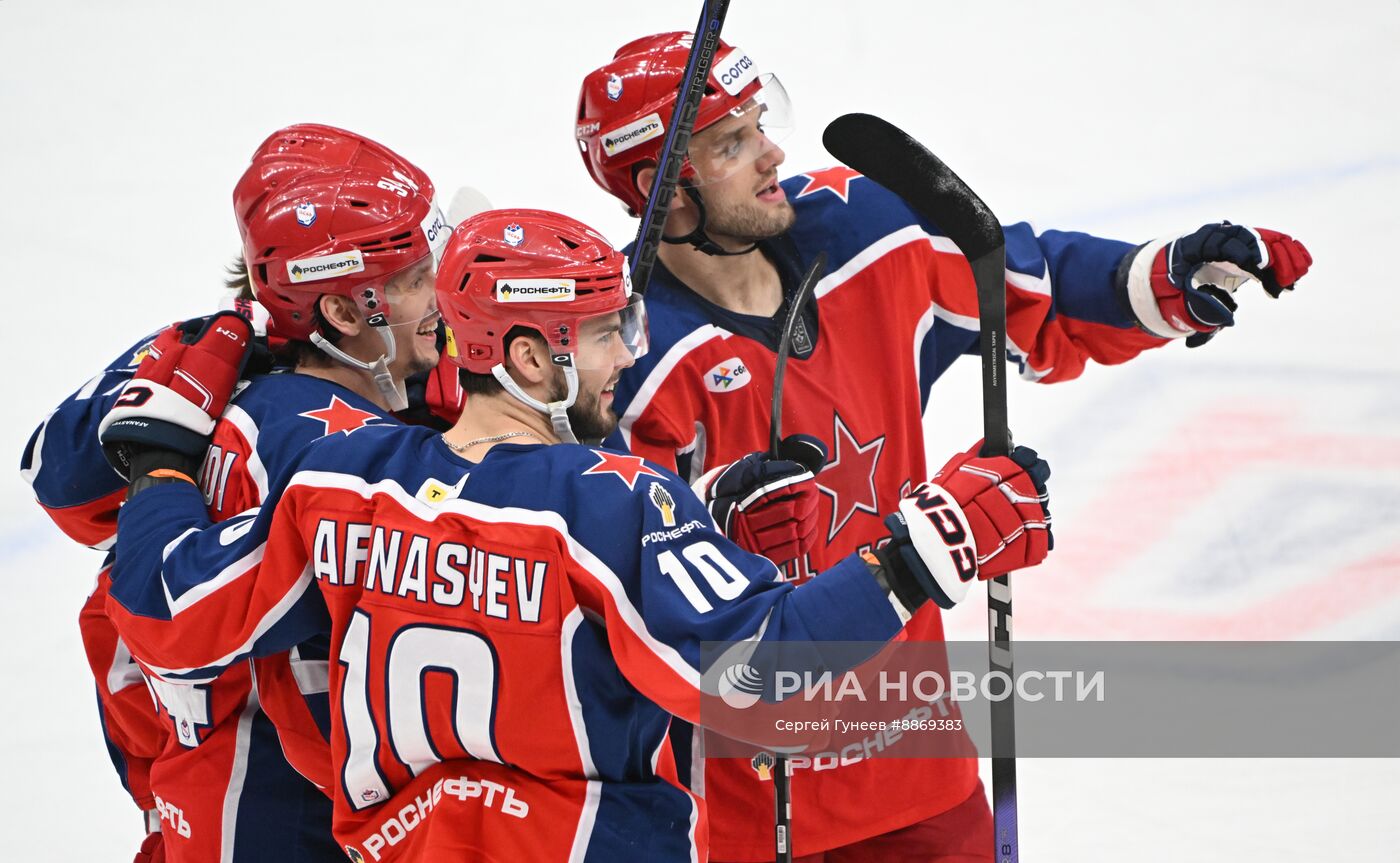 Хоккей. КХЛ. Матч ЦСКА - "Торпедо"