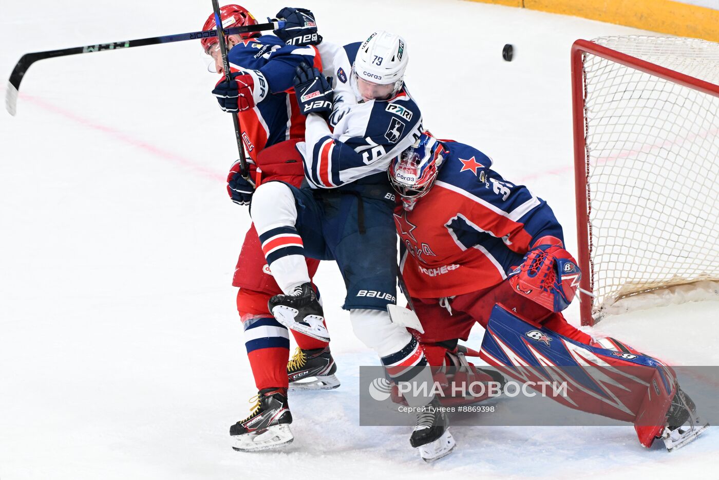 Хоккей. КХЛ. Матч ЦСКА - "Торпедо"