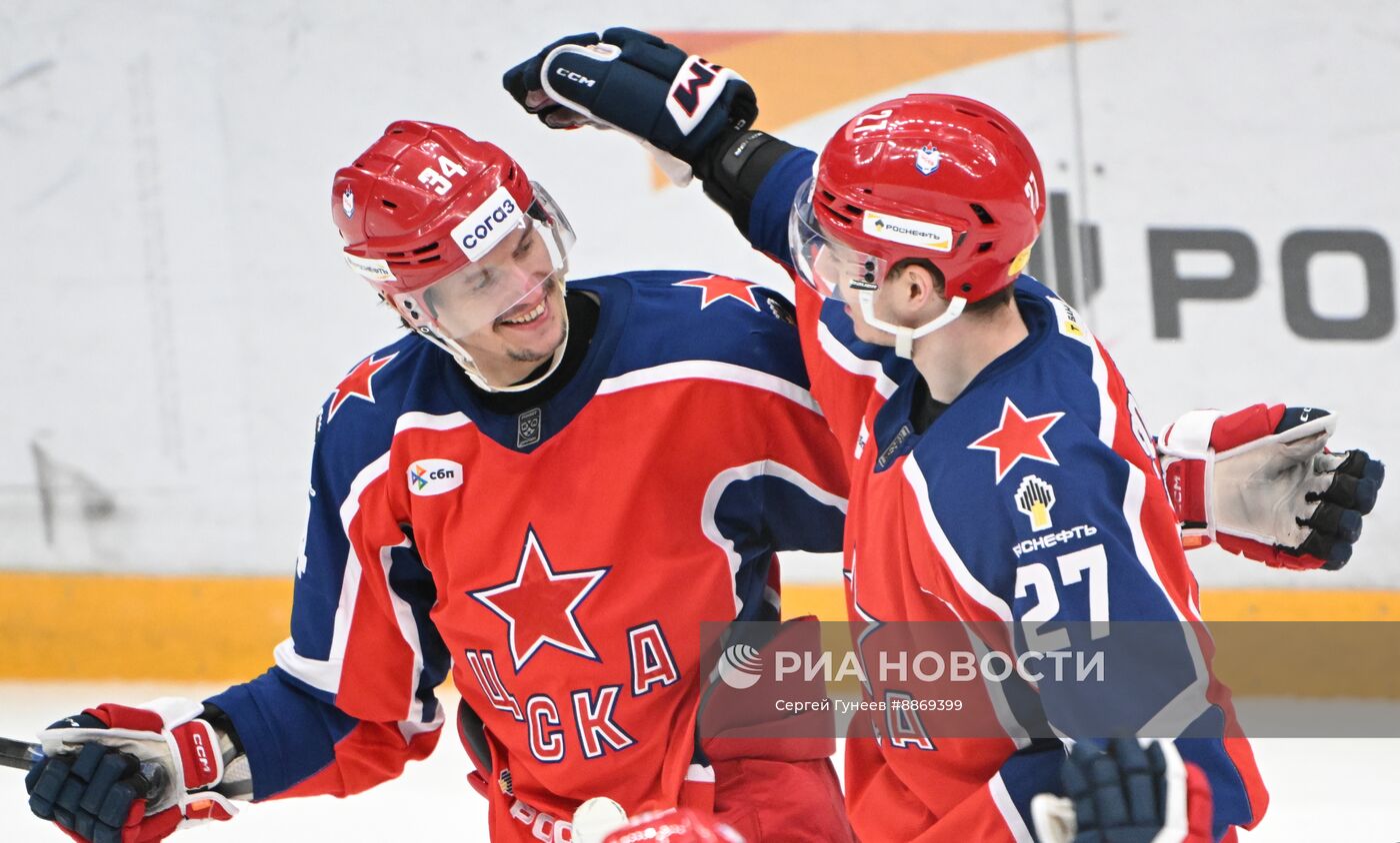 Хоккей. КХЛ. Матч ЦСКА - "Торпедо"
