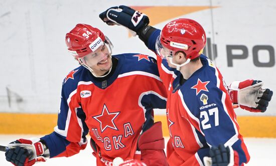 Хоккей. КХЛ. Матч ЦСКА - "Торпедо"