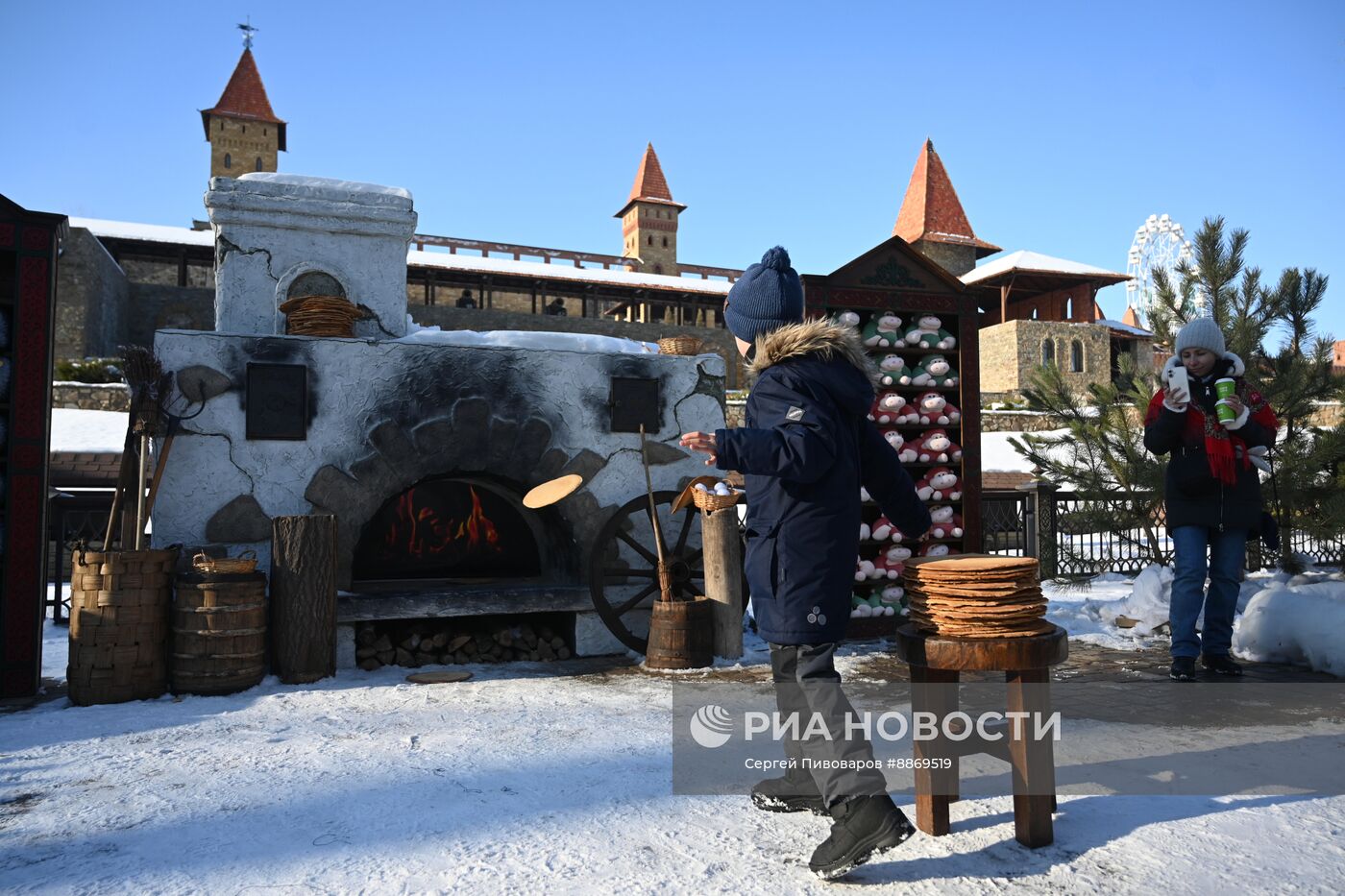 Празднование Масленицы в России