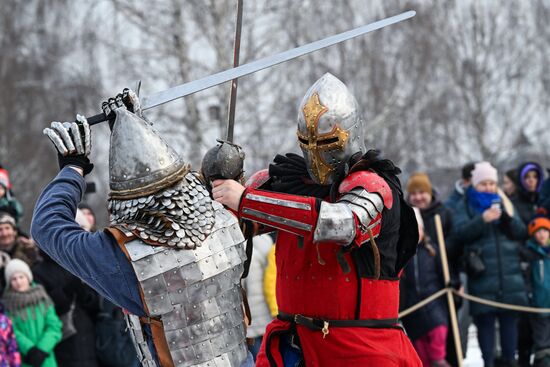 Празднование Масленицы в России