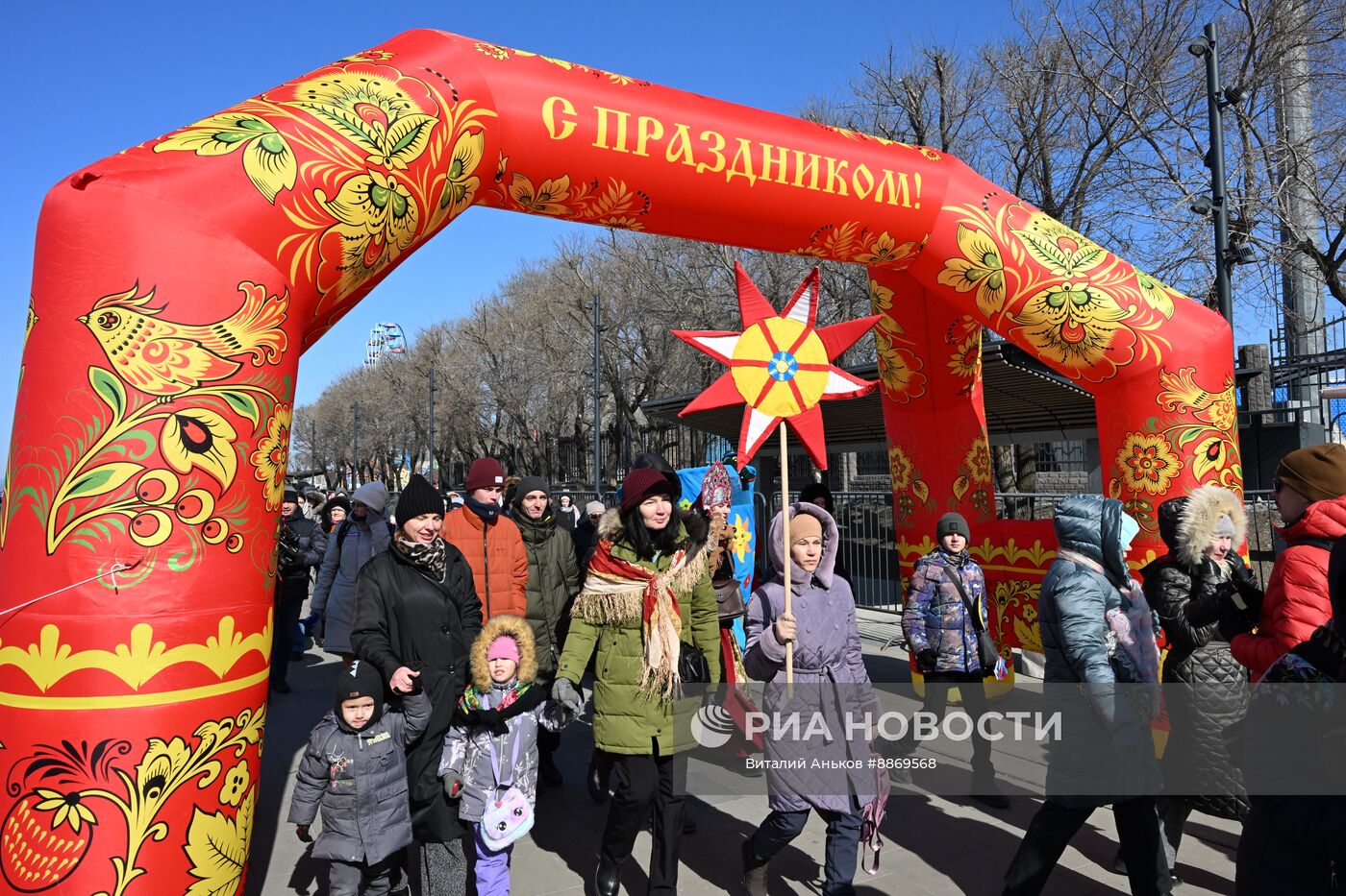 Празднование Масленицы в России