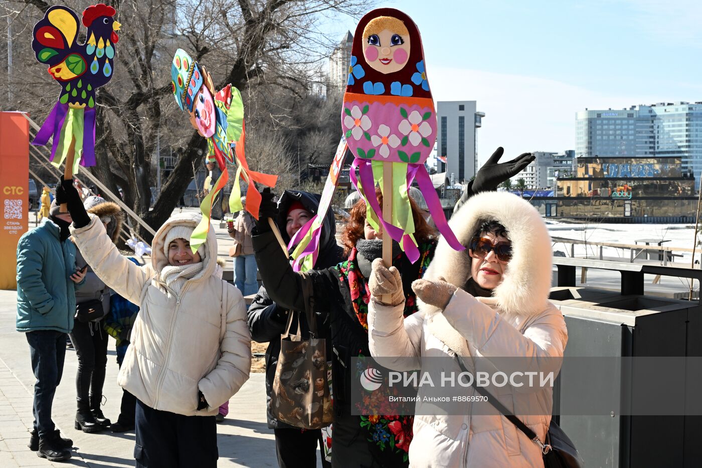 Празднование Масленицы в России