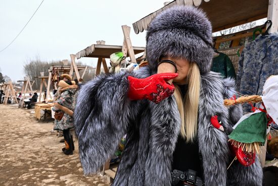 Празднование Масленицы в России