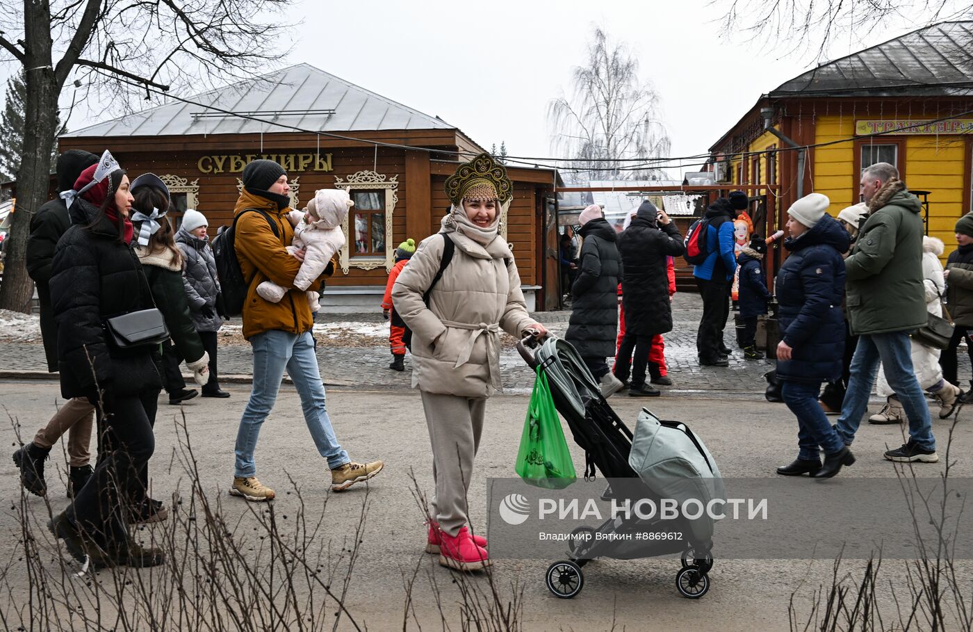 Празднование Масленицы в России