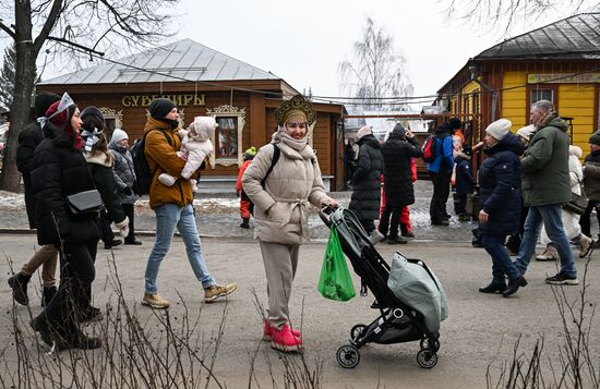 Празднование Масленицы в России