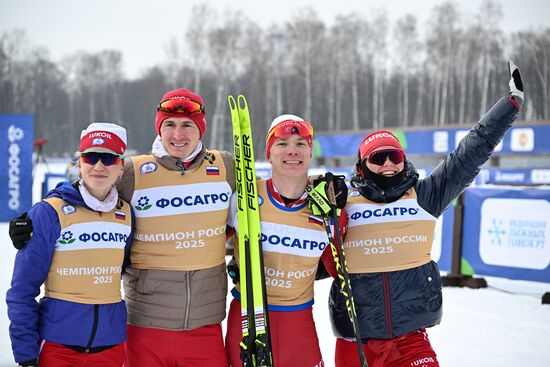 Лыжные гонки. Чемпионат России. Смешанная эстафета