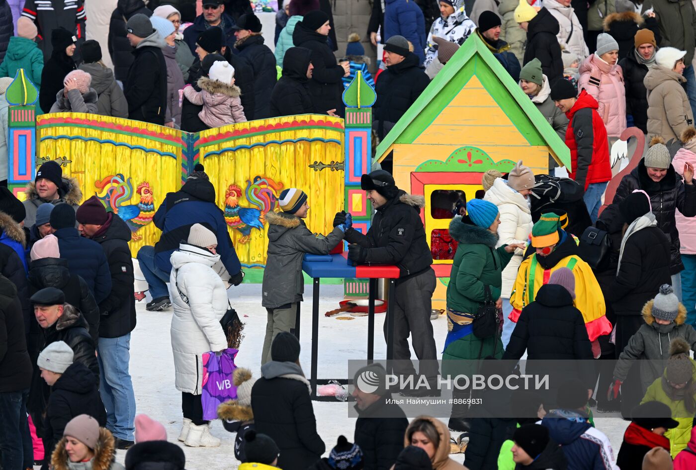 Празднование Масленицы в России