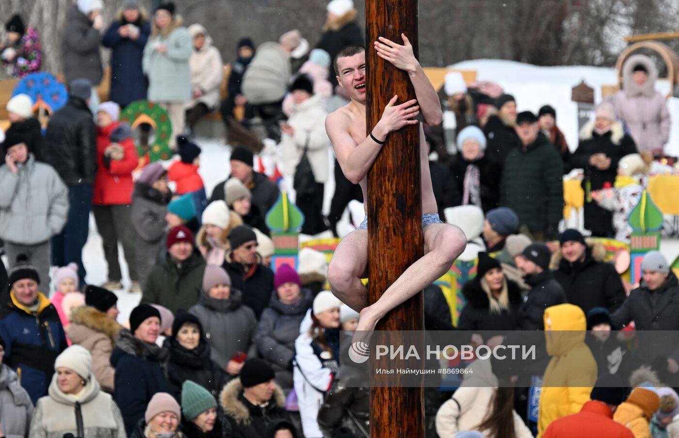 Празднование Масленицы в России