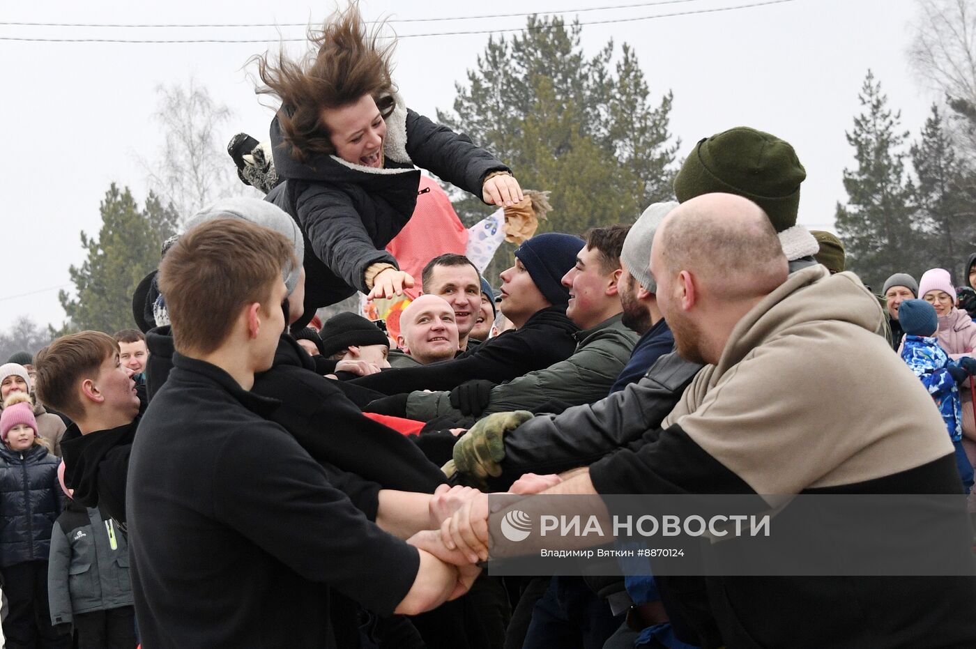 Празднование Масленицы в России