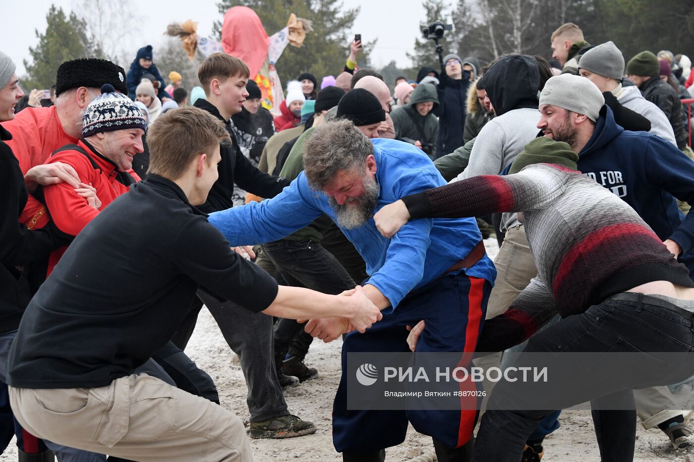 Празднование Масленицы в России