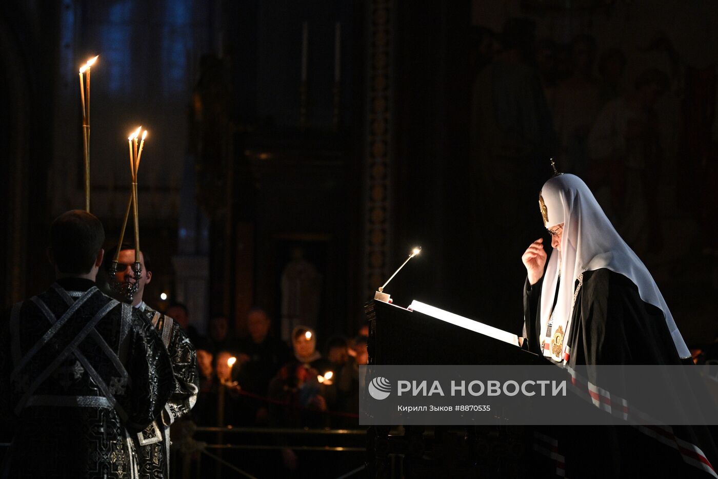 Патриаршее служение в первый день Великого поста
