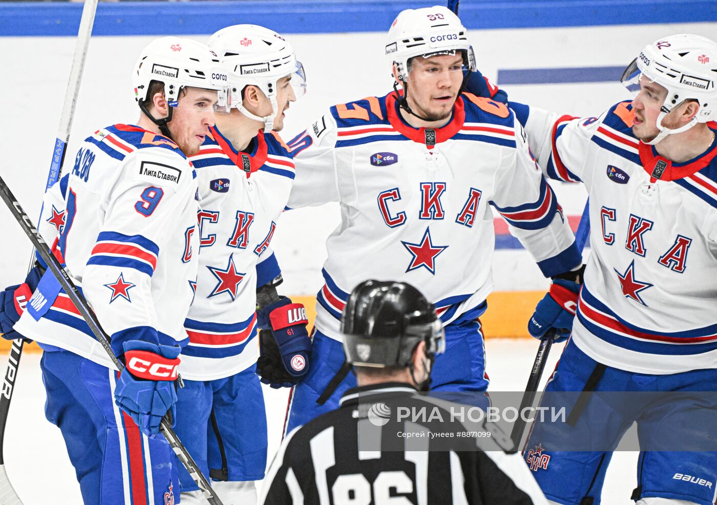 Хоккей. КХЛ. Матч ЦСКА - СКА