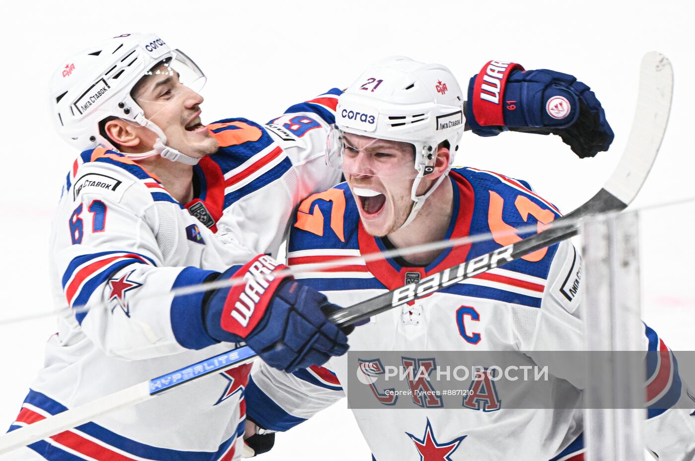 Хоккей. КХЛ. Матч ЦСКА - СКА