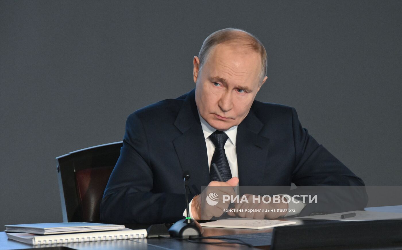 Президент Владимир Путин принял участие в ежегодном расширенном заседании коллегии МВД