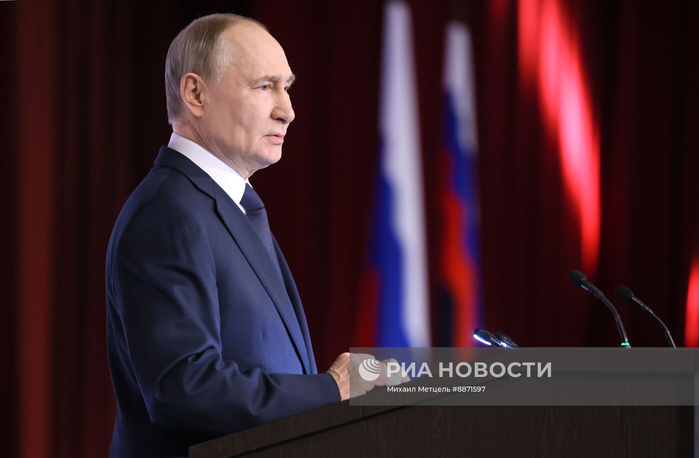 Президент Владимир Путин принял участие в ежегодном расширенном заседании коллегии МВД