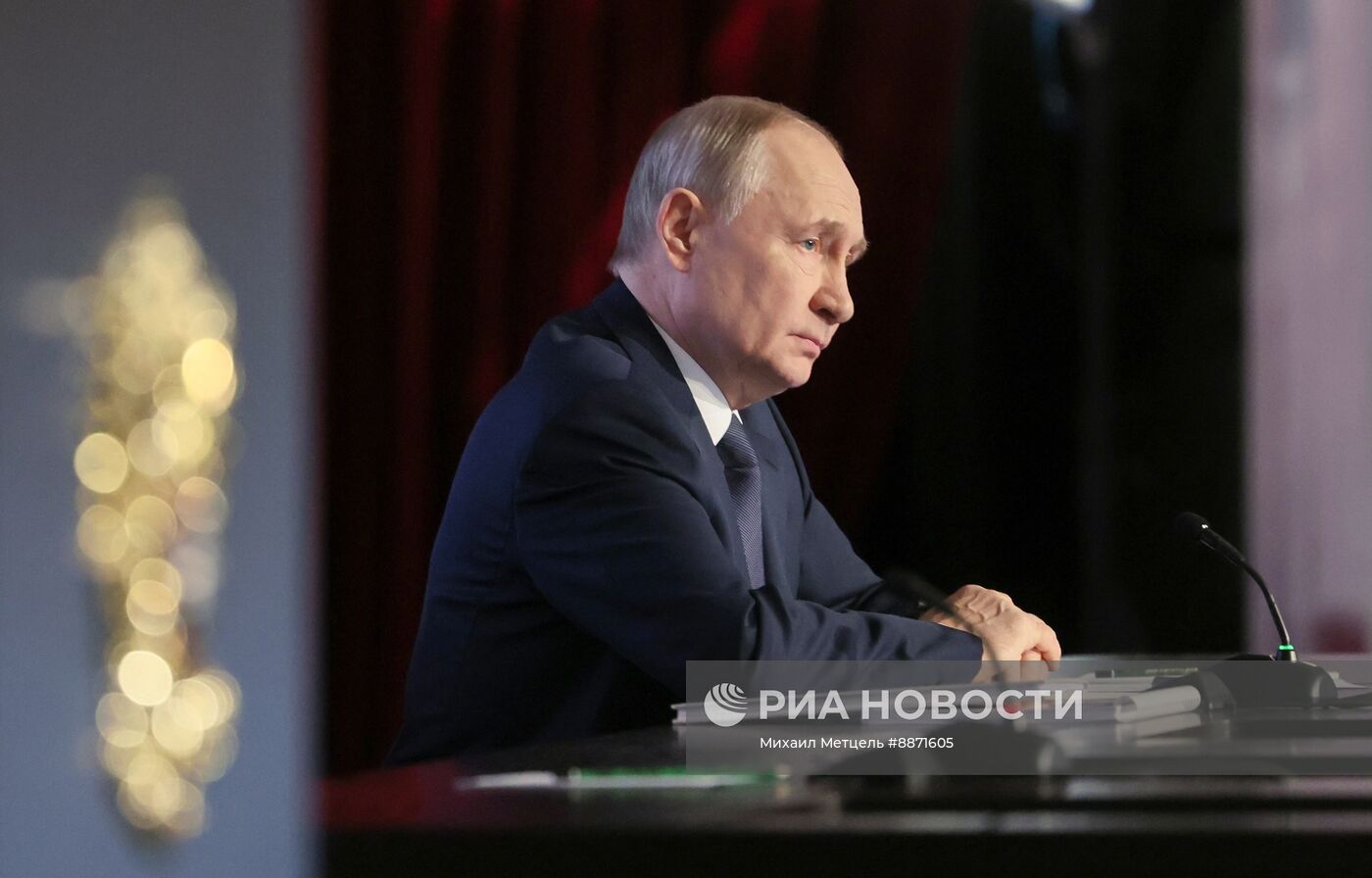 Президент Владимир Путин принял участие в ежегодном расширенном заседании коллегии МВД