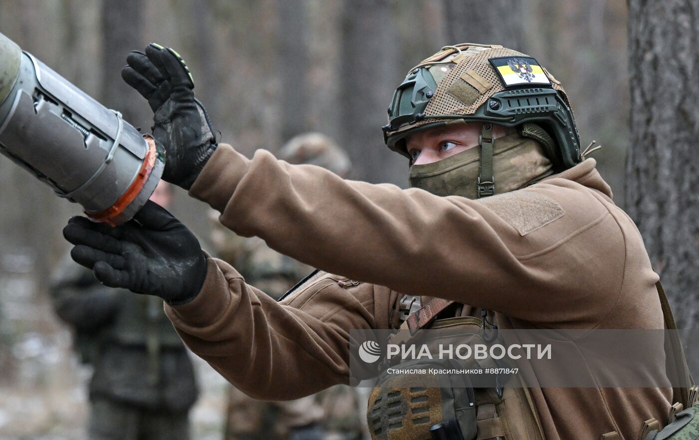 Боевая работа артрасчета РСЗО "Град" на Курском направлении СВО