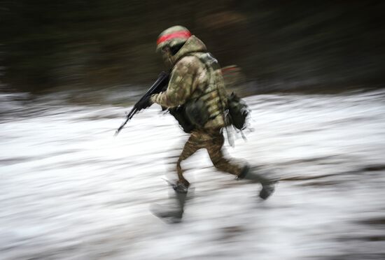 Боевое слаживание военнослужащих группировки войск "Север" на Курском направлении СВО