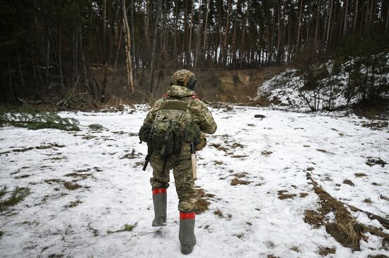 Боевое слаживание военнослужащих группировки войск "Север" на Курском направлении СВО