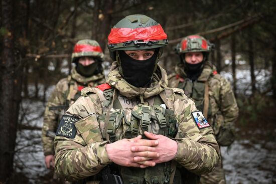 Боевое слаживание военнослужащих группировки войск "Север" на Курском направлении СВО