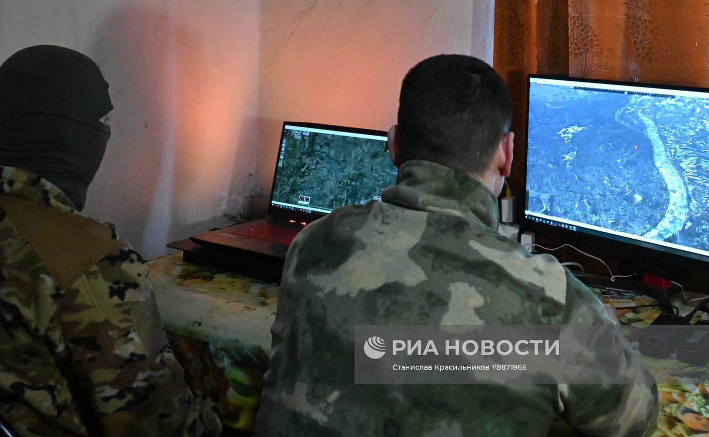 Работа расчета БПЛА "Суперкам" группировки войск "Север" на Курском направлении СВО