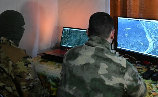Работа расчета БПЛА "Суперкам" группировки войск "Север" на Курском направлении СВО