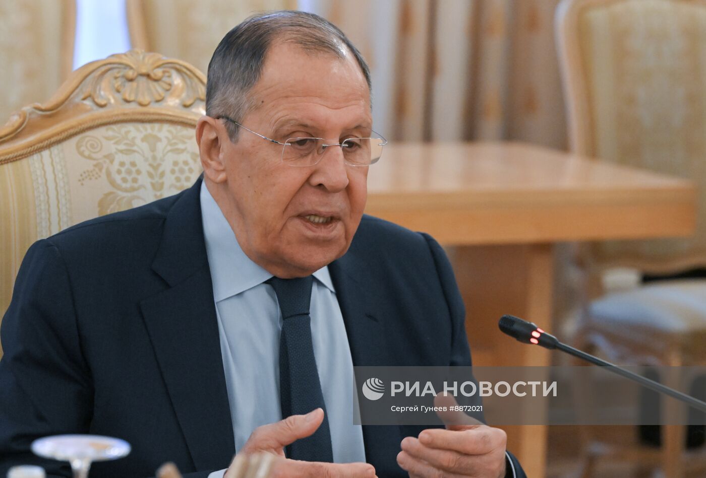 Встреча глав МИД РФ и Зимбабве С. Лаврова и А. Мурвиры