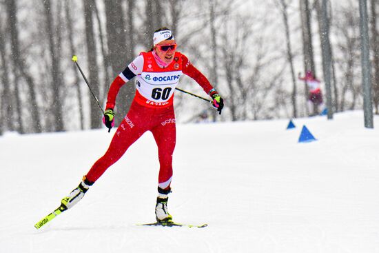 Лыжные гонки. Чемпионат России. Женщины. Свободный стиль