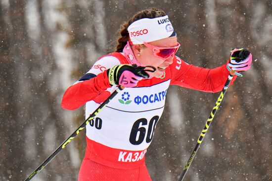 Лыжные гонки. Чемпионат России. Женщины. Свободный стиль