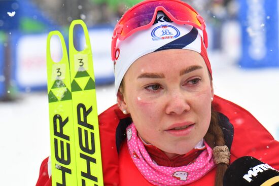 Лыжные гонки. Чемпионат России. Женщины. Свободный стиль