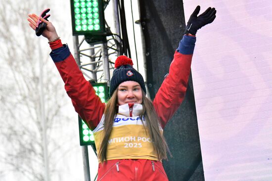 Лыжные гонки. Чемпионат России. Женщины. Свободный стиль