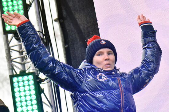 Лыжные гонки. Чемпионат России. Женщины. Свободный стиль