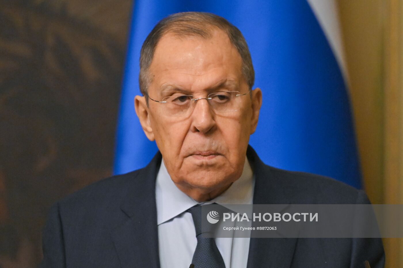 Встреча глав МИД РФ и Зимбабве С. Лаврова и А. Мурвиры