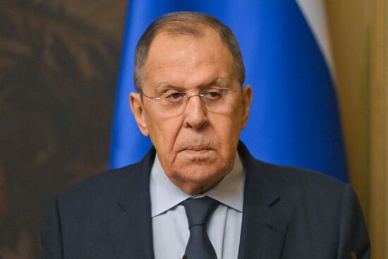 Встреча глав МИД РФ и Зимбабве С. Лаврова и А. Мурвиры