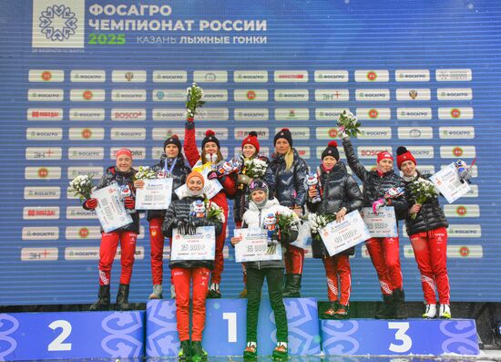 Лыжные гонки. Чемпионат России. Женщины. Свободный стиль