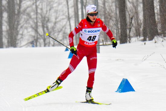 Лыжные гонки. Чемпионат России. Женщины. Свободный стиль