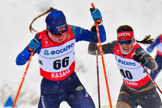 Лыжные гонки. Чемпионат России. Женщины. Свободный стиль