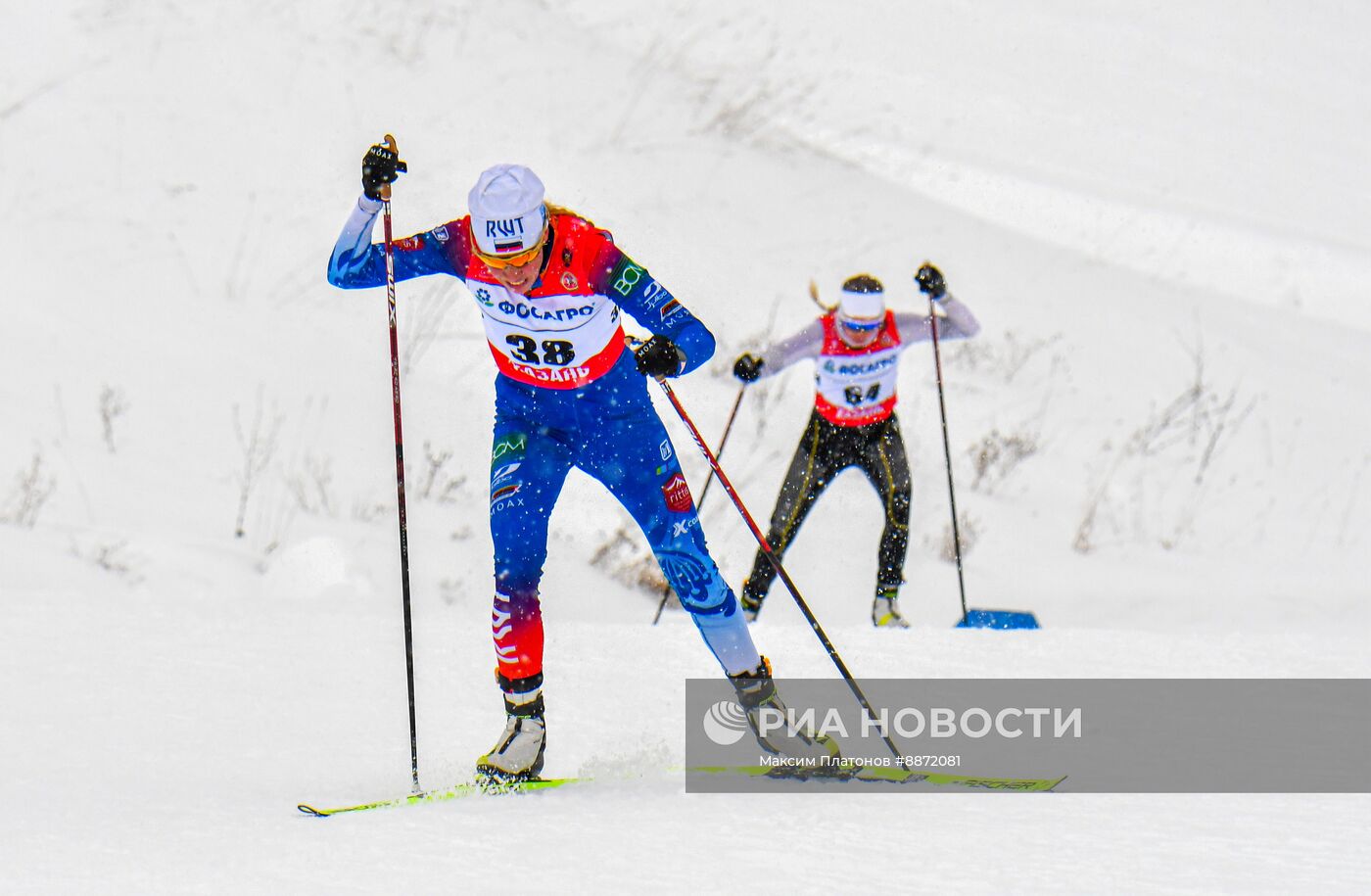 Лыжные гонки. Чемпионат России. Женщины. Свободный стиль