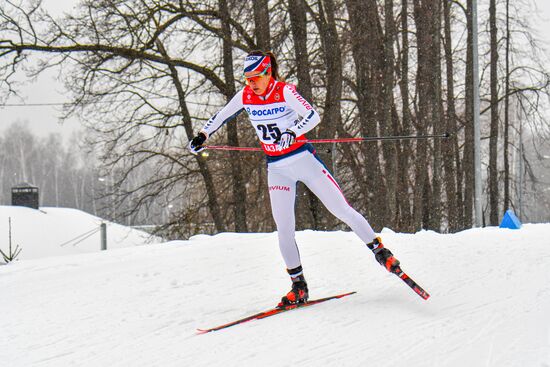 Лыжные гонки. Чемпионат России. Женщины. Свободный стиль