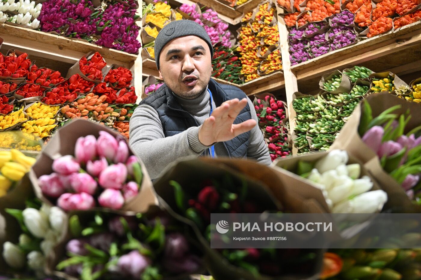 Выращивание и продажа цветов к Международному женскому дню