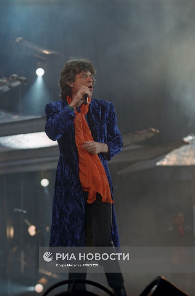 Первый концерт британской рок-группы "Роллинг Стоунз" в Москве