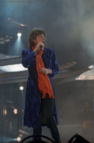 Первый концерт британской рок-группы "Роллинг Стоунз" в Москве