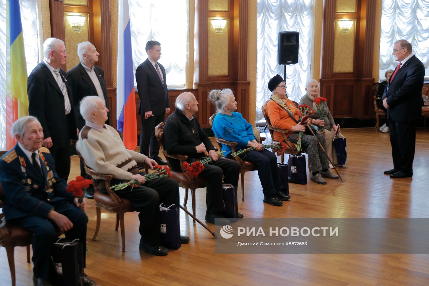 Вручение медалей ветеранам ВОВ к 80-летию Победы в Молдавии