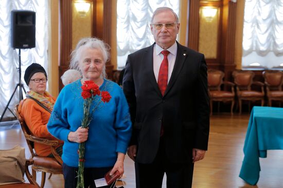 Вручение медалей ветеранам ВОВ к 80-летию Победы в Молдавии